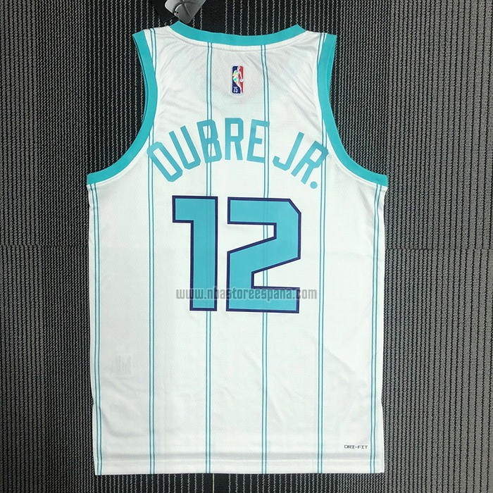 Camiseta Charlotte Hornets Kelly Oubre JR. NO 12 Association 2020-21 Blanco